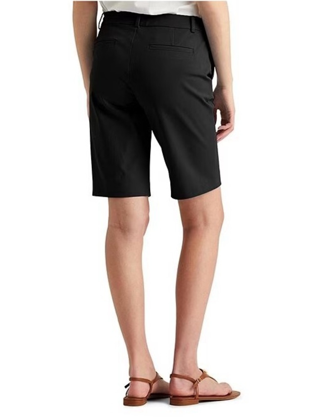 Lauren Ralph Lauren Twill Stretch Bermuda Shorts - Size 4 - Picture 3 of 7